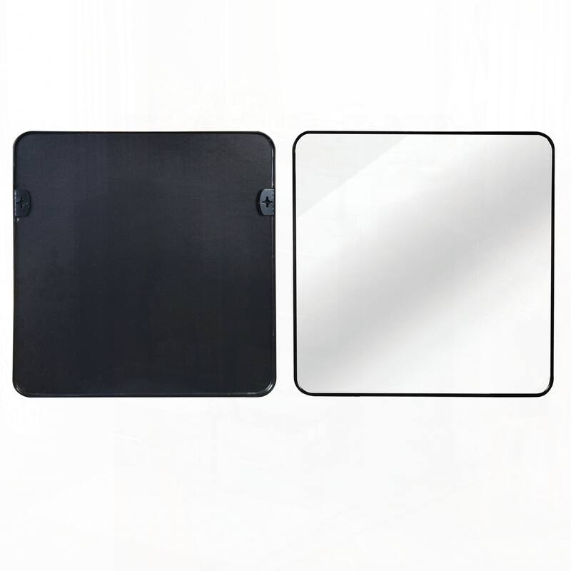 Metal Framed Round Bathrrom Mirror