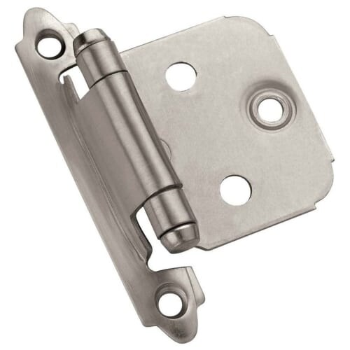 Amerock BP3429 Pair of Variable Overlay Self-Closing Face Mount Hinges