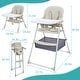 preview thumbnail 9 of 18, 2 In 1 Baby Highchairs with Foldable and Convertible