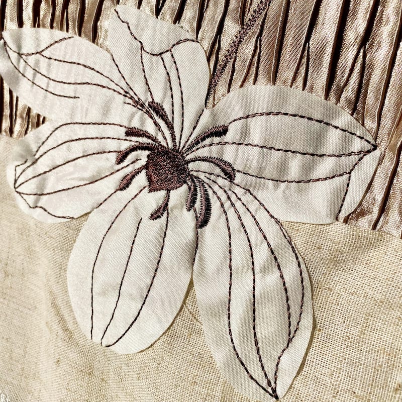 Magnolia Vine Fabric Shower Curtain