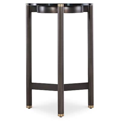 Hooker Furniture M38-80117-00 Grayson 16" Diameter Glass Top Metal