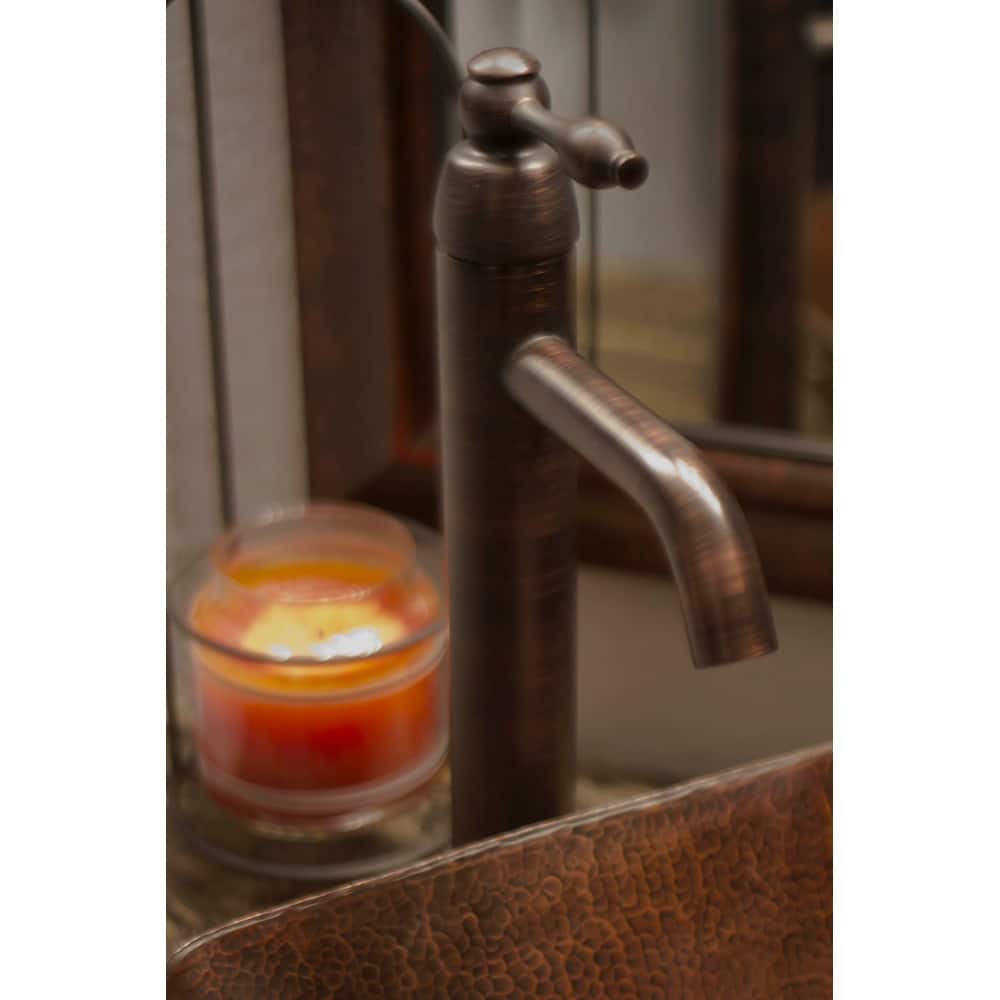 Premier Copper Products Single Handle Bathroom Vessel Faucet in Oil Rubbed Bronze