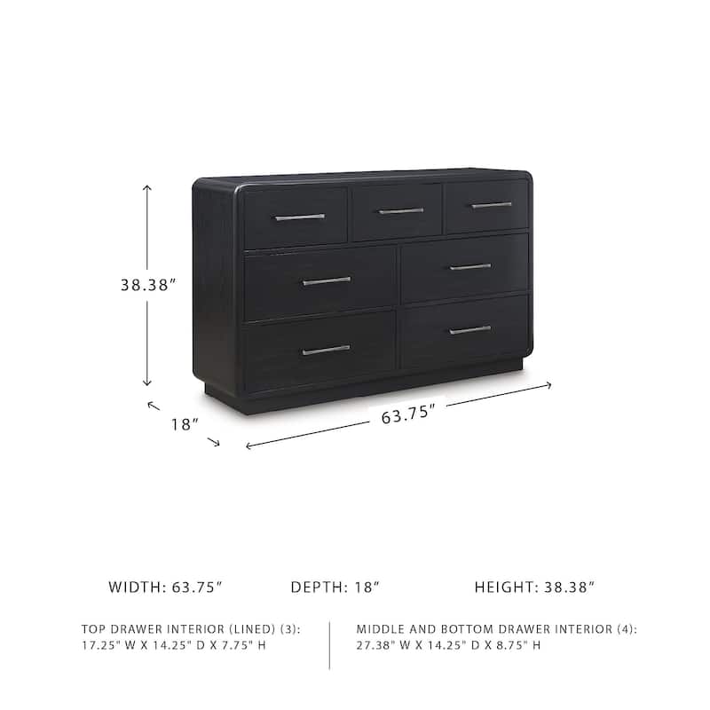 Signature Design by Ashley Rowanbeck Black Dresser