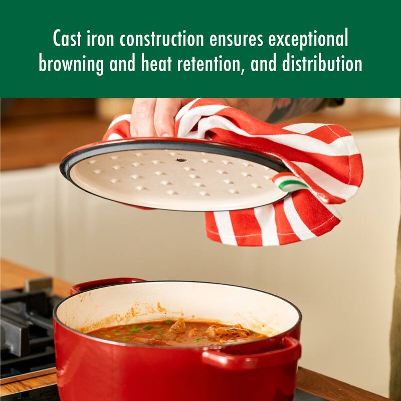 BALLARINI Bellamonte Cast Iron 7.5-qt Round Dutch Oven - 7.6-qt