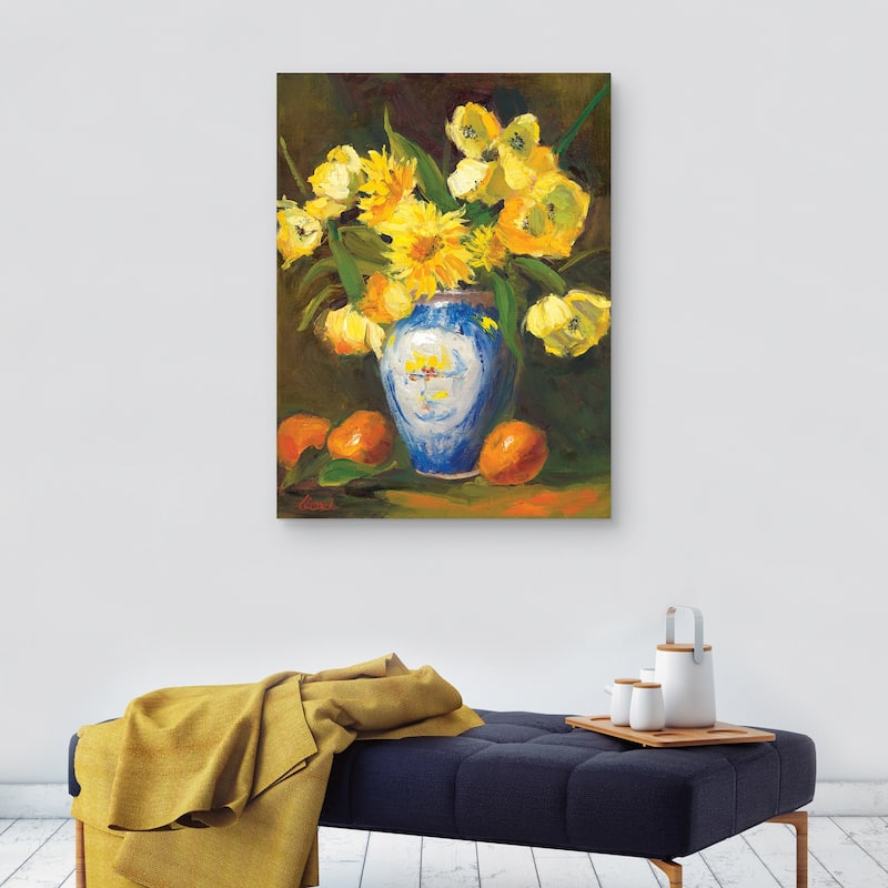 Butter Petals by Alexi Fine Canvas Art Print