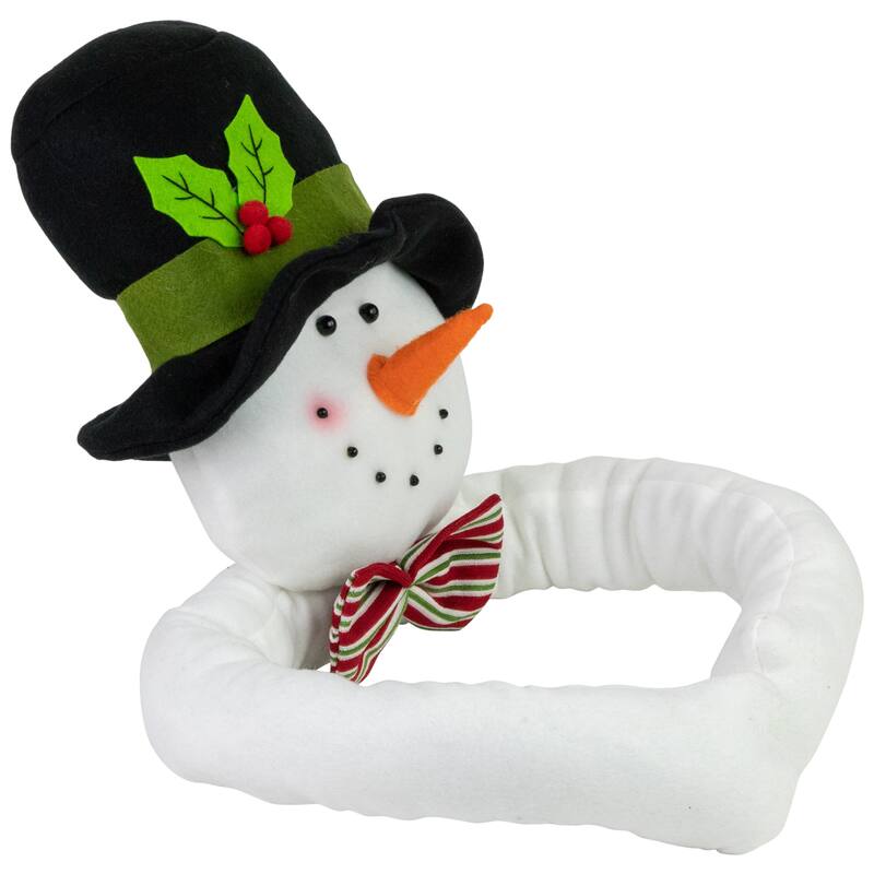25" Plush Snowman Christmas Tree Topper Unlit - 25