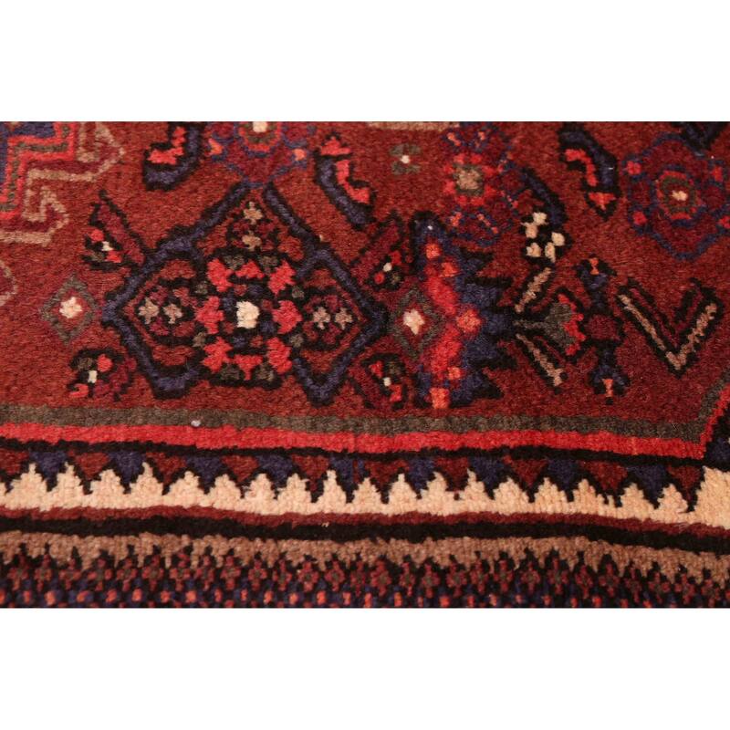 ECARPETGALLERY Hand-knotted Andelz Dark Red Wool Rug - 3'5 x 6'7