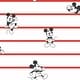preview thumbnail 1 of 4, Disney Mickey Mouse Stripe Red Wallpaper