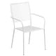preview thumbnail 16 of 23, 35.5-inch Square Steel 3-piece Patio Table Set with Square Back Chairs