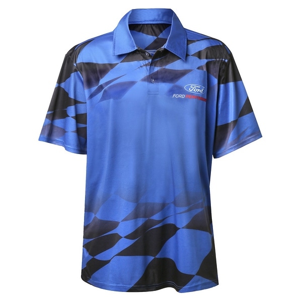 Ford Performance Polo Shirt - Short Sleeve Sublimated Print - Free ...