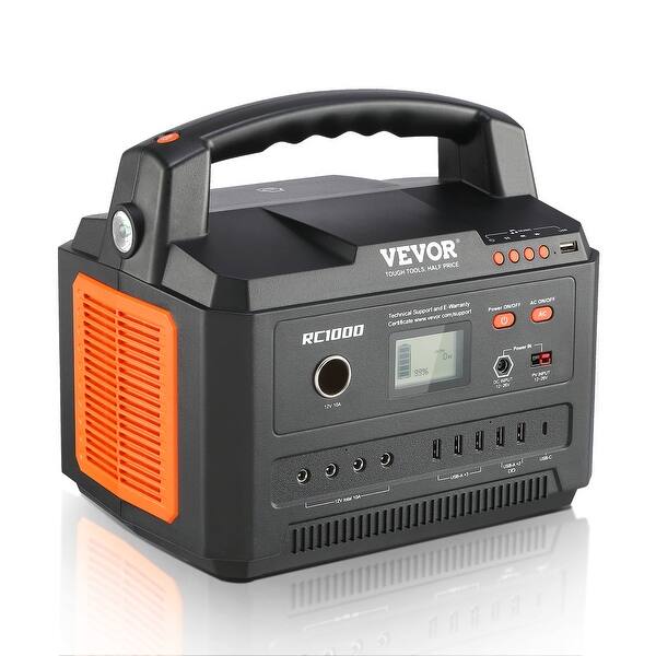 Portable Power Station Solar Generator 999Wh 1000W with 12 Charging Ports -  Bed Bath & Beyond - 41501987
