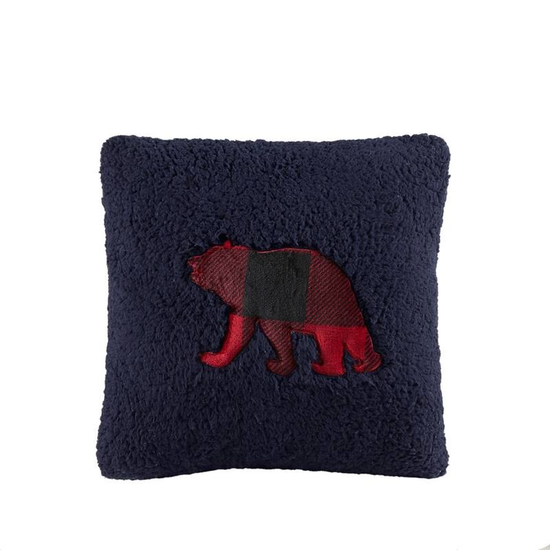 GDF Studio - Alton Plush to Sherpa Down Alternative Comforter Set - Plaid