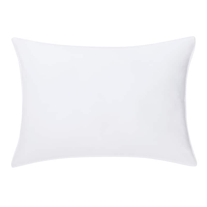 PrimaLoft ThermoPlume Down Alternative Medium Pillow for Back Sleepers by Dream Naturally - White