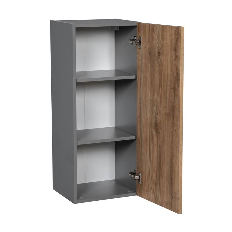 12" x 36" Wall Cabinet-Single Door-Grey - 12 x 36 x 12
