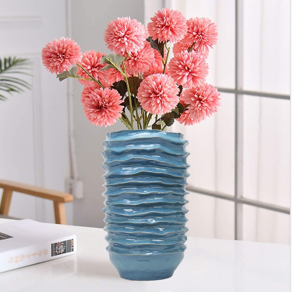 Kavana Décor Andros Oversized Vase in blue - Bed Bath & Beyond