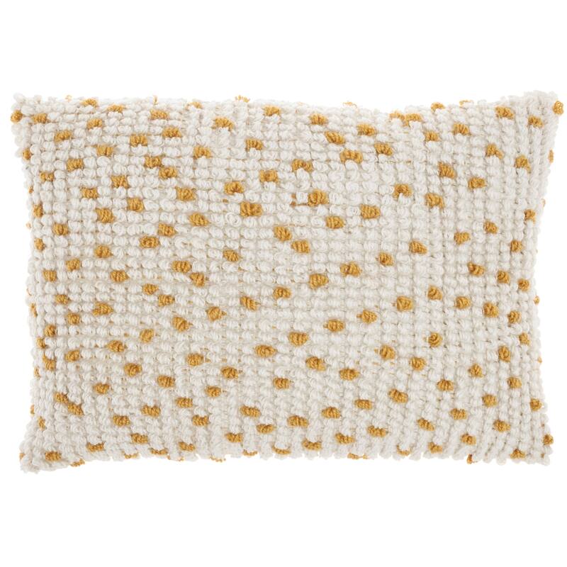 Cartier Outdoor Pillows Loop Dots Throw Pillow by Havenside Home