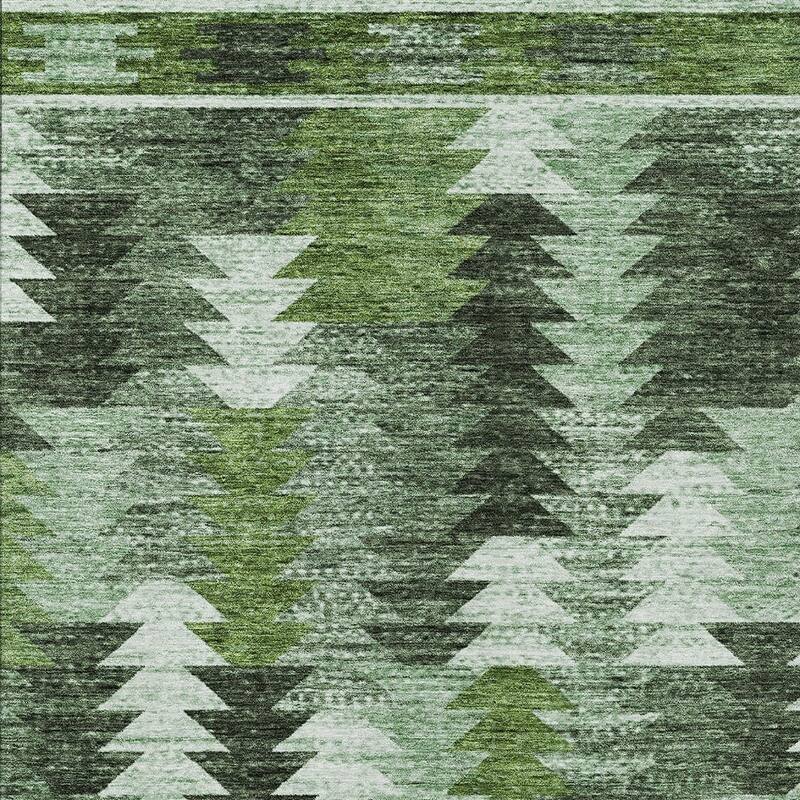 HomeRoots Southwestern Transitional Rectangle Outdoor Rug