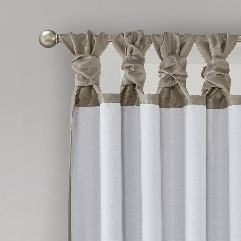 Twist Tab Total Blackout Window Curtain Panel