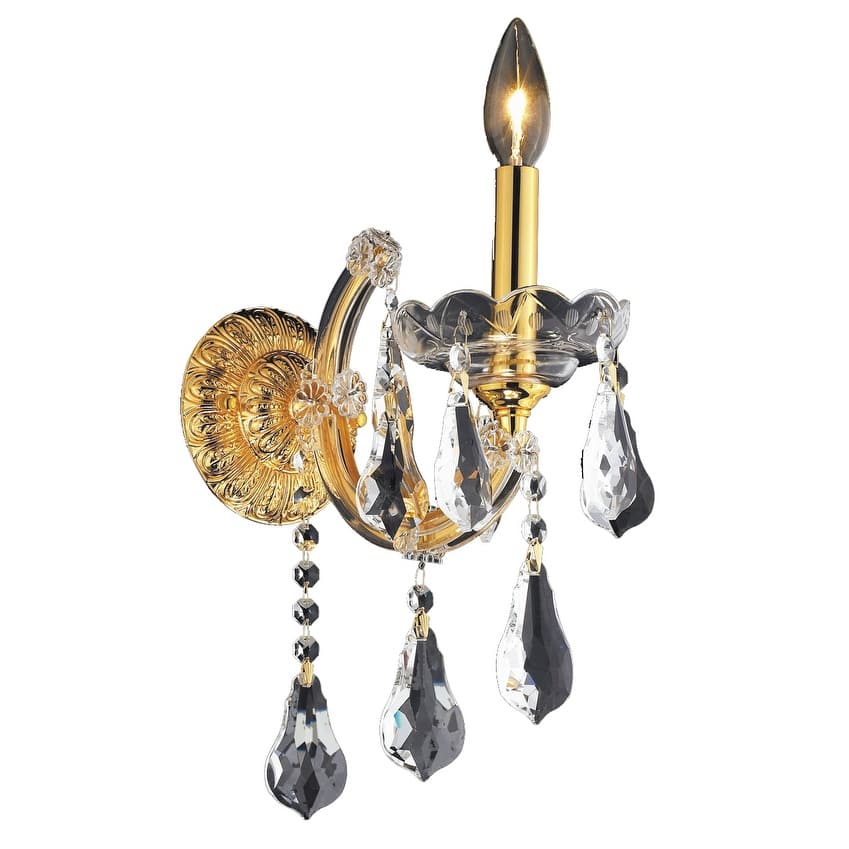 Fleur Illumination 1 light Gold Wall Sconce