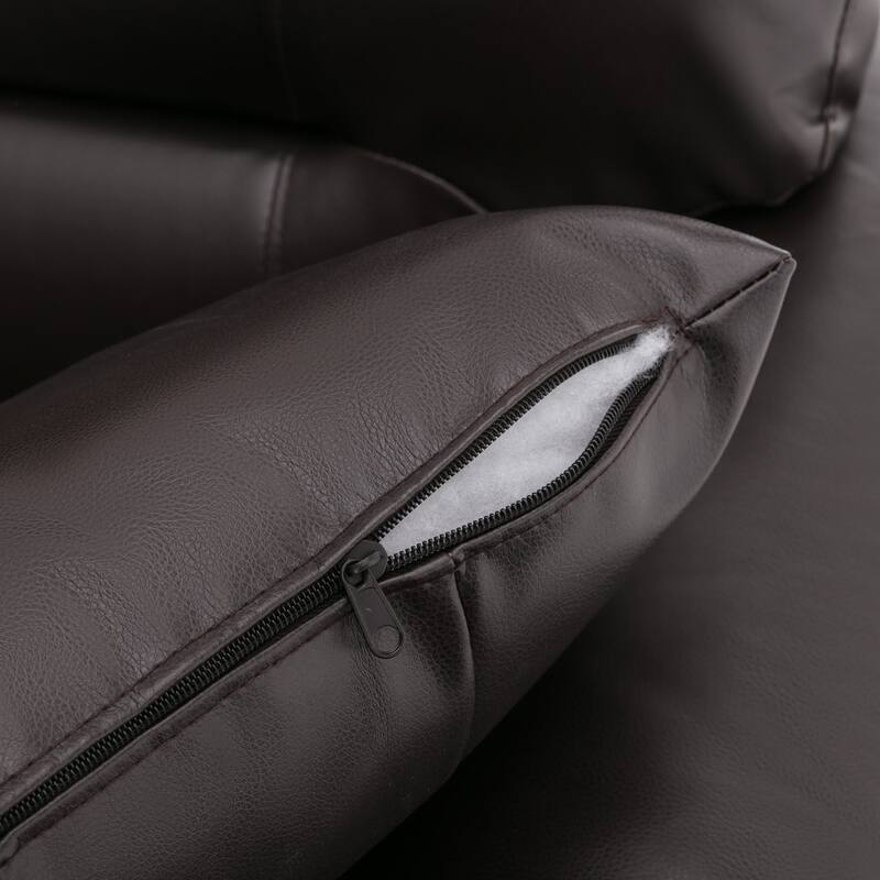 Morden Fort Faux Leather Upholstered Accent Chairs for Living Room