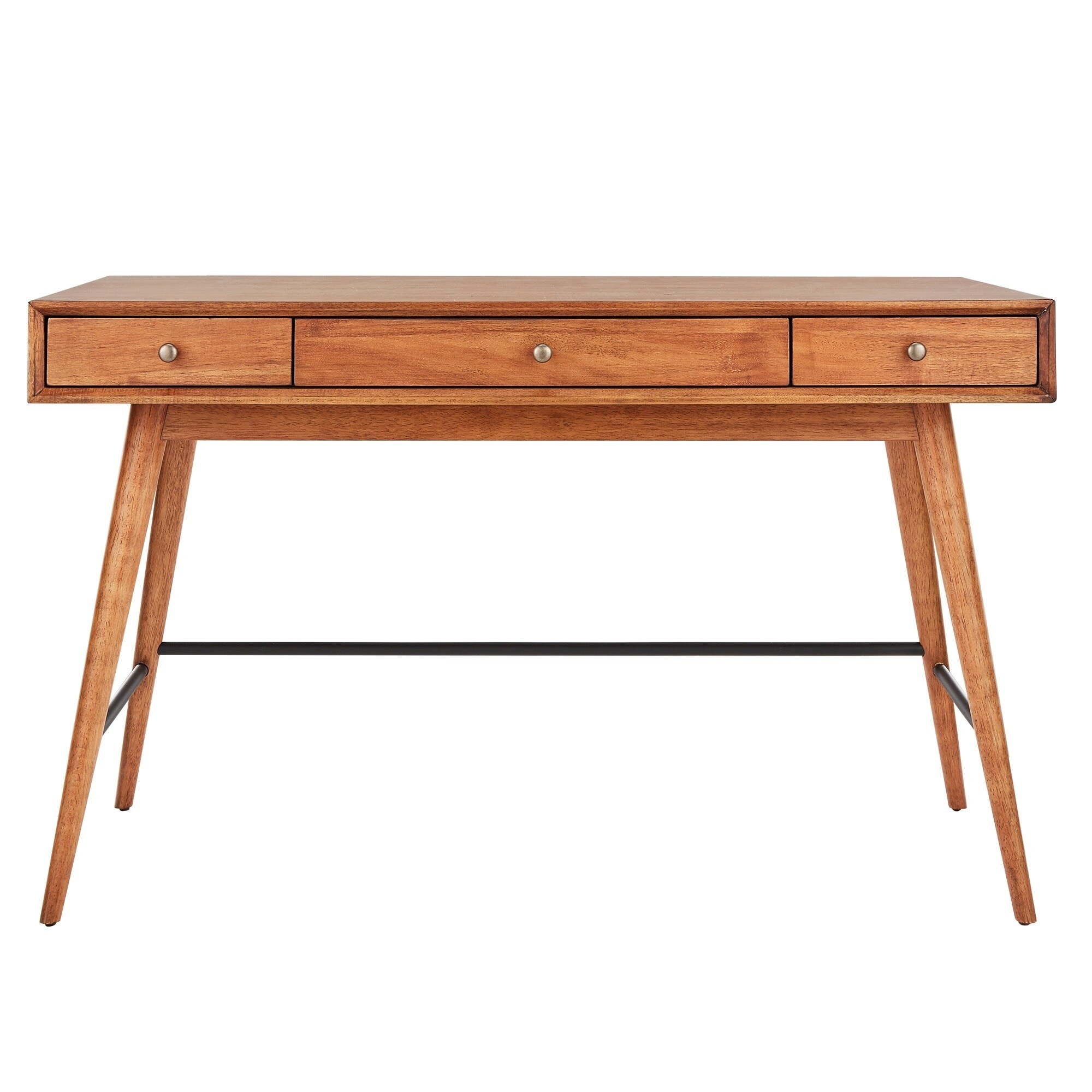 Aksel Wood 3-drawer Writing Desk by iNSPIRE Q Modern