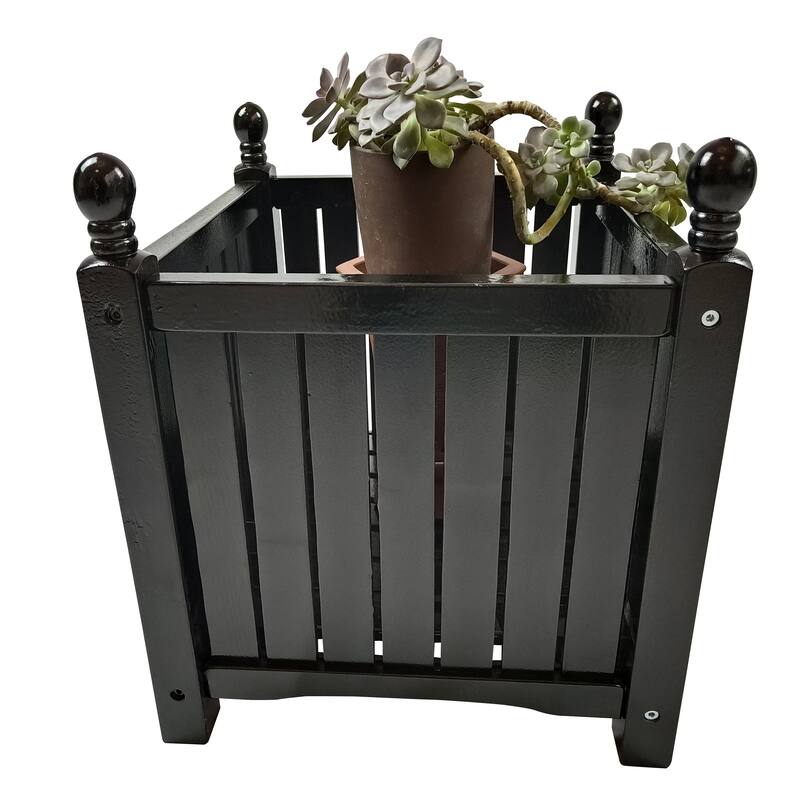 Outdoor Flower Planter Box for Potted Flowers, Herbs and Vegetables