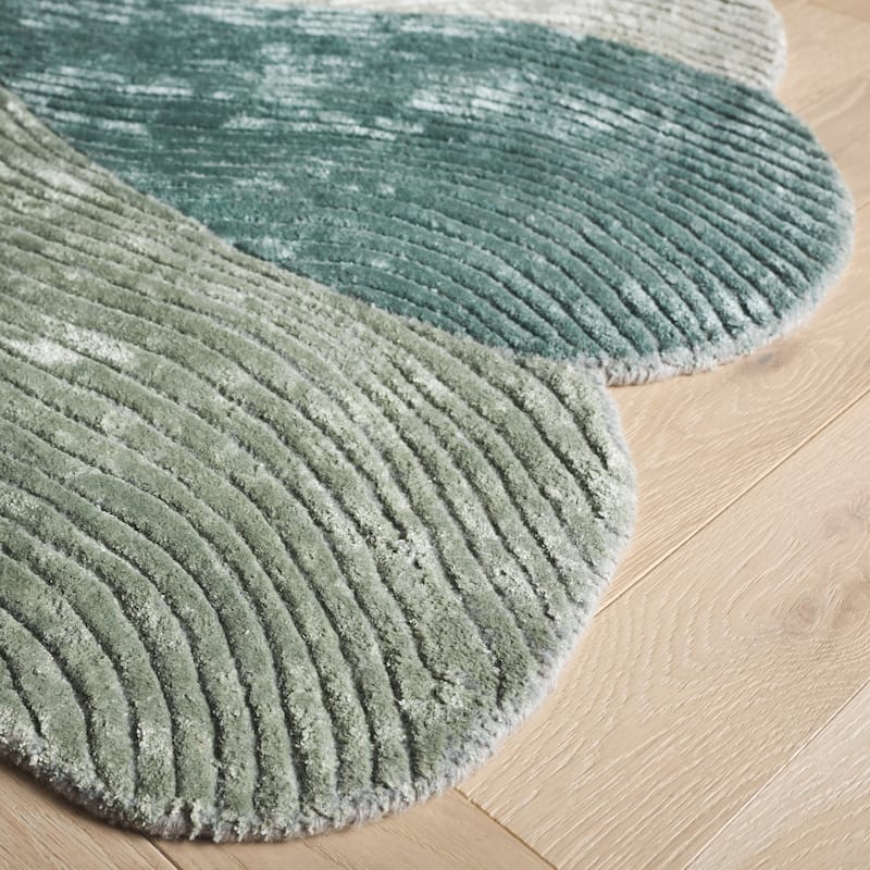 SAFAVIEH Handmade Fifth Avenue Vidya Mid-Century Modern Viscose Rug