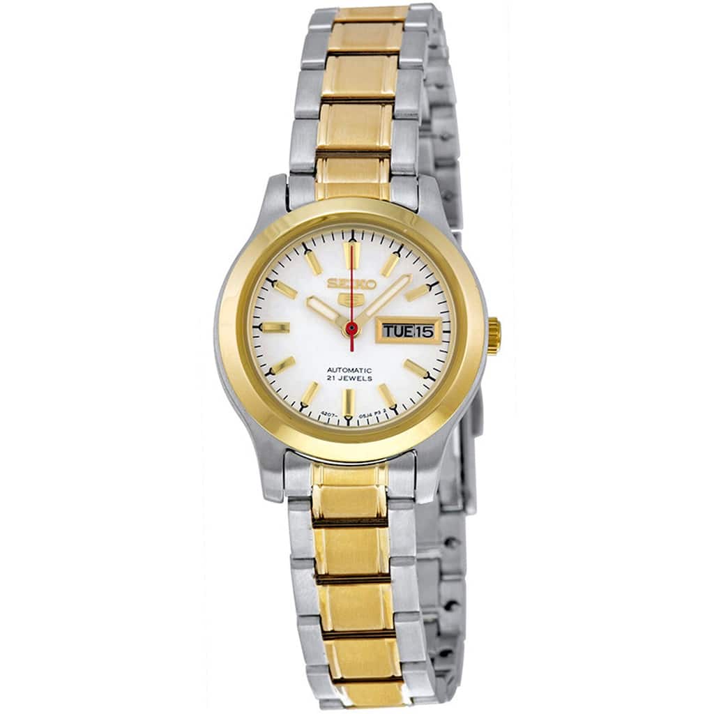 Seiko Women's Series 5 White Dial Watch - SYMD90 - 6 (36)
