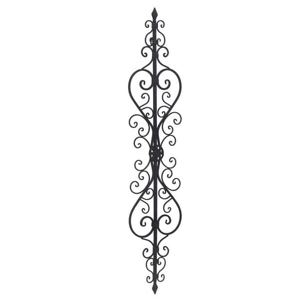 Freedom 0.8-in White Metal Butterfly Scroll For Metal Fence