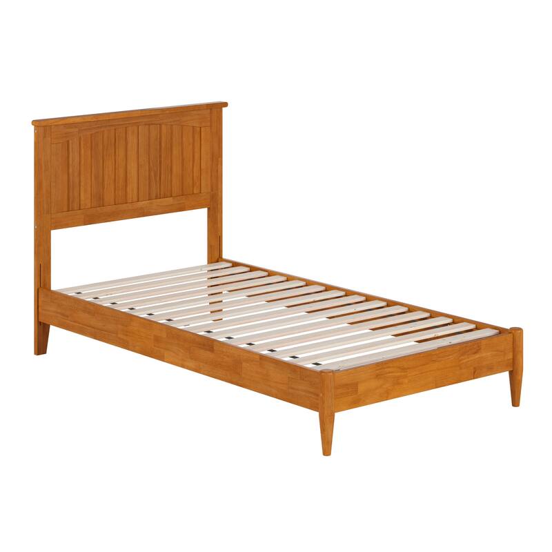 Naples Solid Wood Low Profile Platform Bed