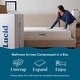 preview thumbnail 9 of 17, Lucid SureCool 10-inch Gel Memory Foam Mattress, Made in the USA