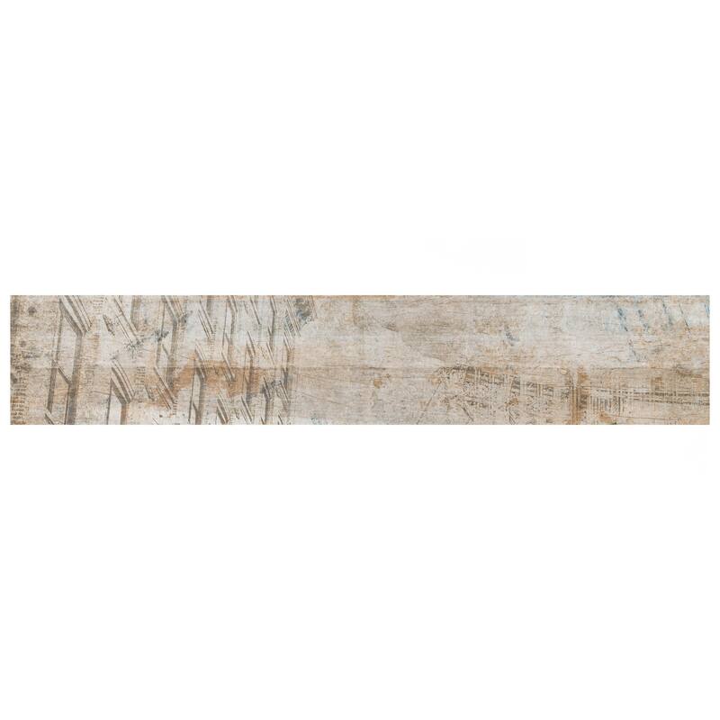 Merola Tile Cava Deco Lar 6" x 31-1/2" Porcelain Floor and Wall Tile