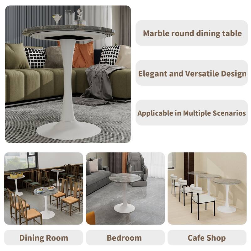 Mid-century modern style dining table suitable for 2-4 people