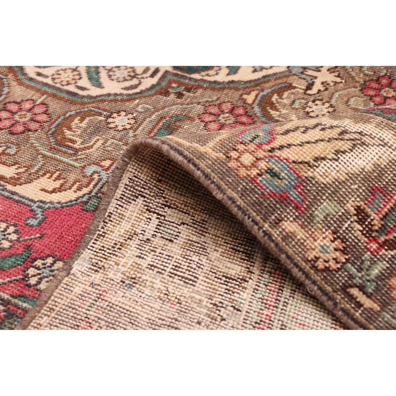 ECARPETGALLERY Hand-knotted Antalya Vintage Red Wool Rug - 5'10 x 9'0