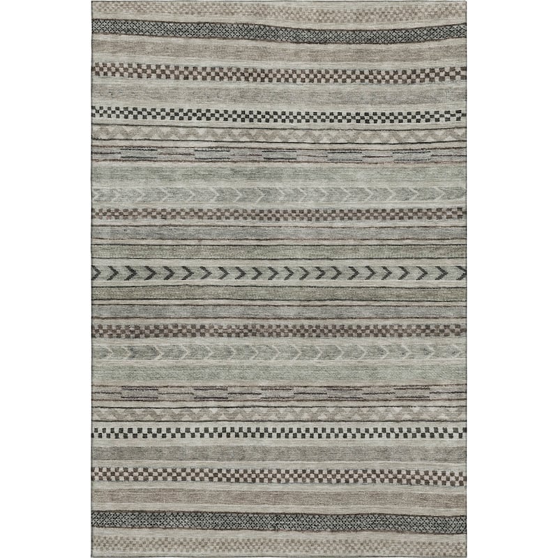 Premium Washable Super Soft Boho Stripes Mayfield Rug