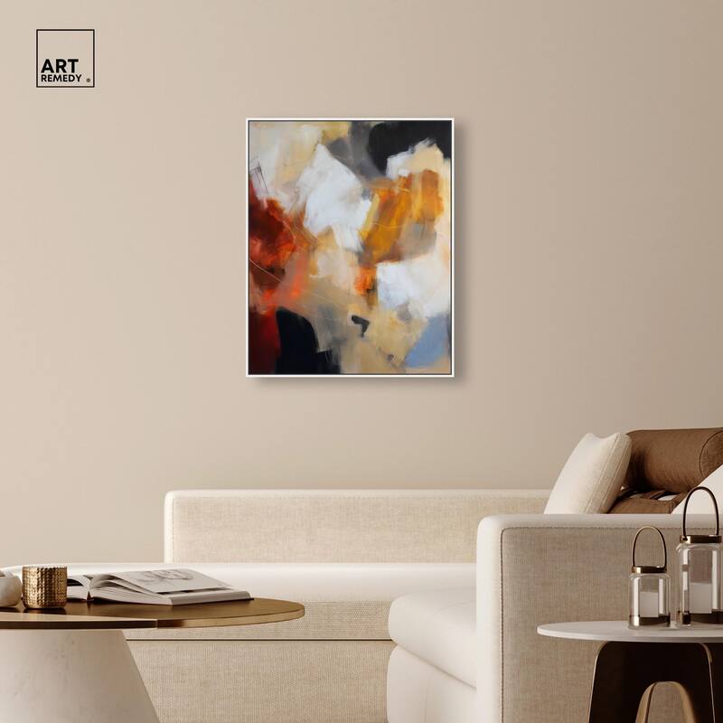 Earth and Fire I Canvas by Art Remedy