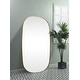 preview thumbnail 8 of 9, Elegant Lighting MR2B3660 Brynn 36" W x 60" H Oval Framed Bathroom