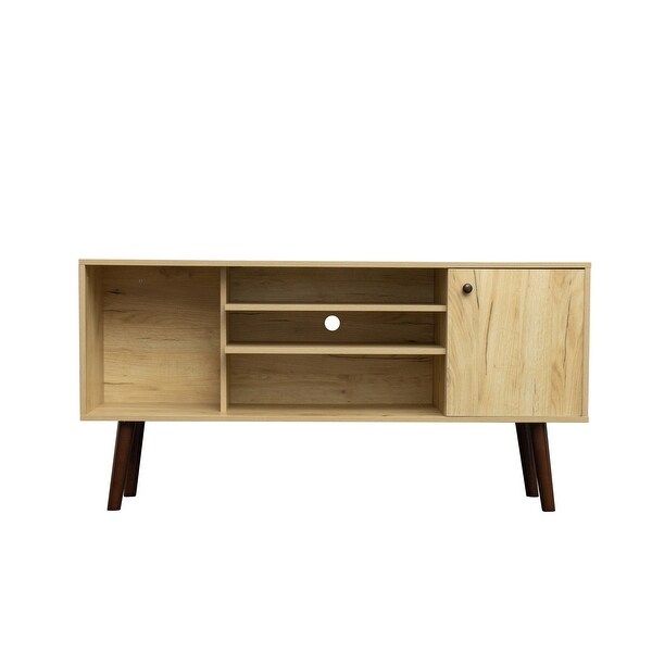 TV Stand Living Room TV Console Table w/ Storage Shelve