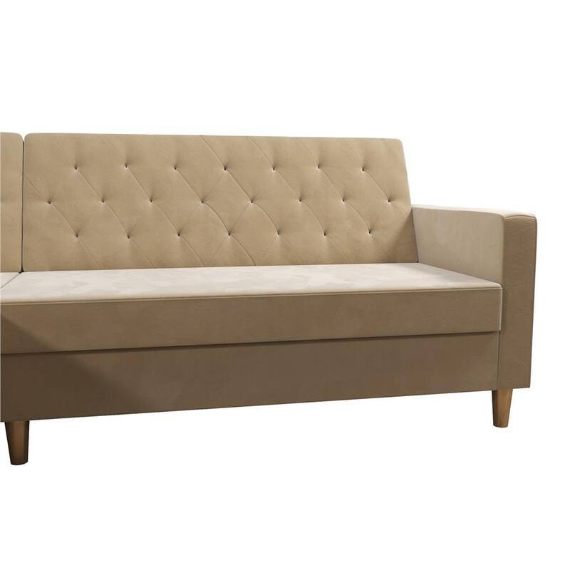 CosmoLiving by Cosmopolitan Liberty Sectional Futon with Storage