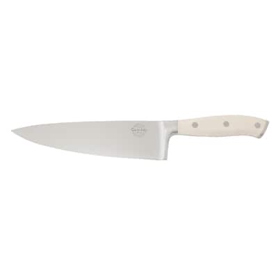 Sur La Table Kitchen Essential German Steel Chef's Knife, 8-Inch Stainless Steel Blade - Forged Full Tang