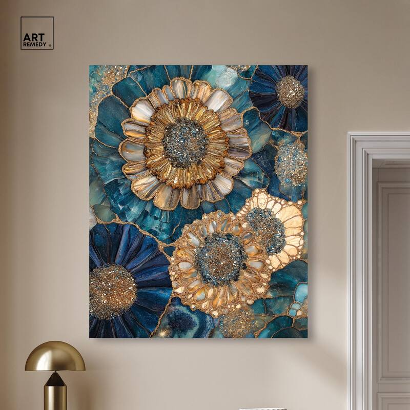 Opulent Geode I Canvas by Art Remedy, Gallery Wrapped