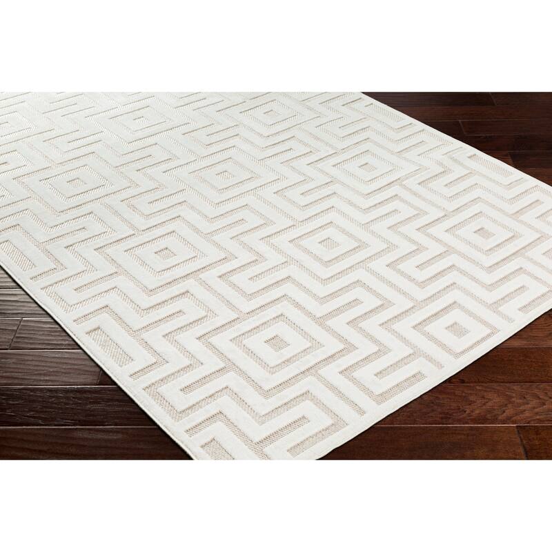 Livabliss San Diego Mid-Century Indoor/ Outdoor Area Rug