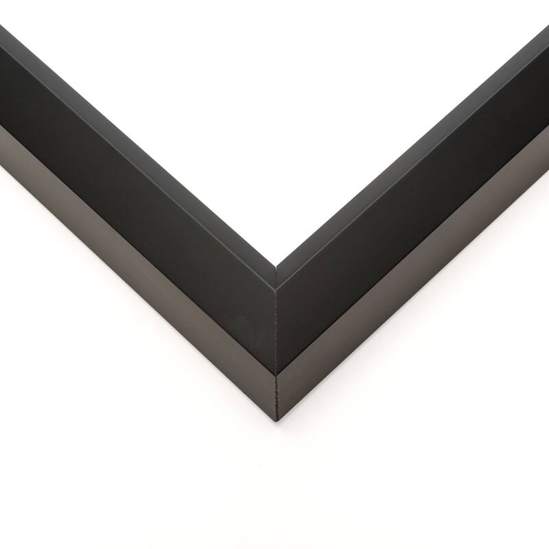 5x7 In Basic Black Solid Wood Shadowbox Frame - 1.5" inches Deep -