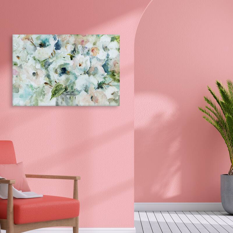 Blooming Softly by Carol Robinson Canvas Art Print