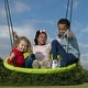 preview thumbnail 15 of 19, Creative Cedar Designs Kids Saucer Swing- 40"