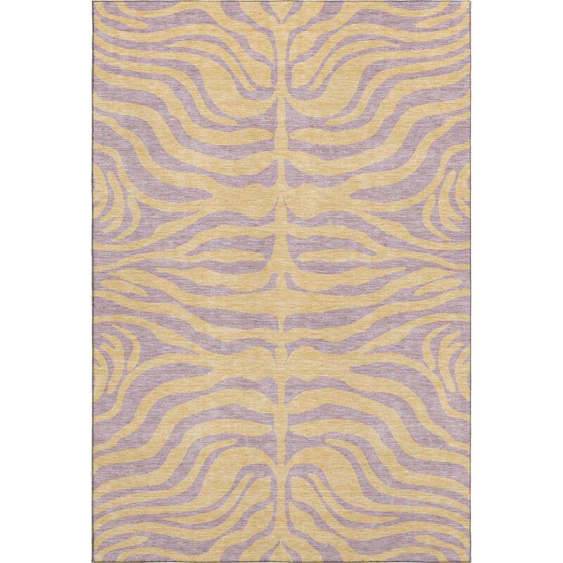 Premium Washable Super Soft Modern Zebra Print Mayfield Rug