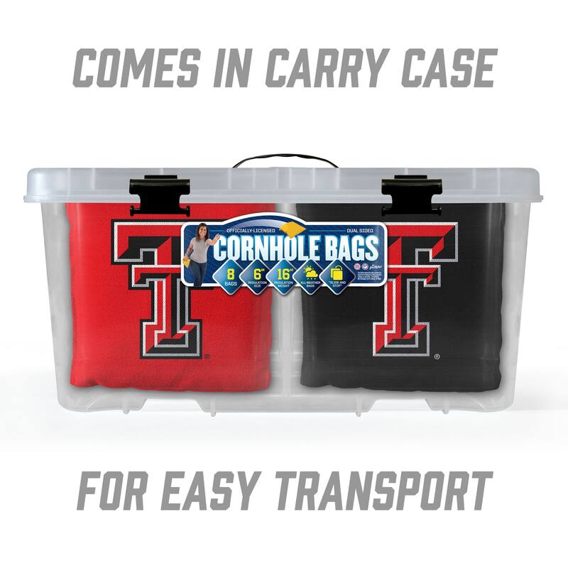 Texas Tech Red Raiders NCAA Dual Sided Pro Stop & Slide Cornhole Bags