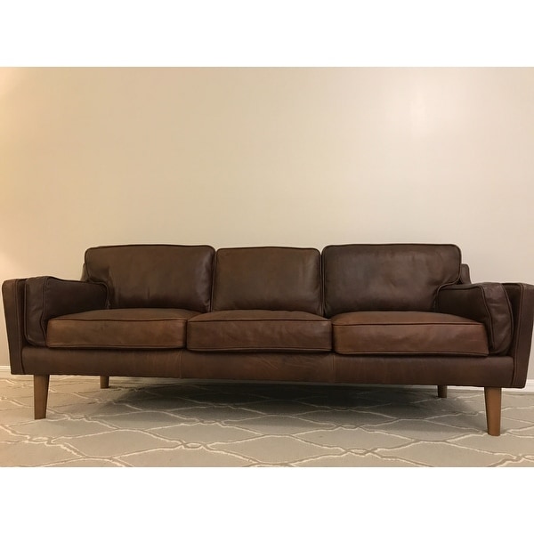 Jasper Laine Beatnik Leather Sofa Columbus Chocolate Free Jasper Laine Beatnik Leather Sofa Columbus Chocolate Free Shipping Today 8494277