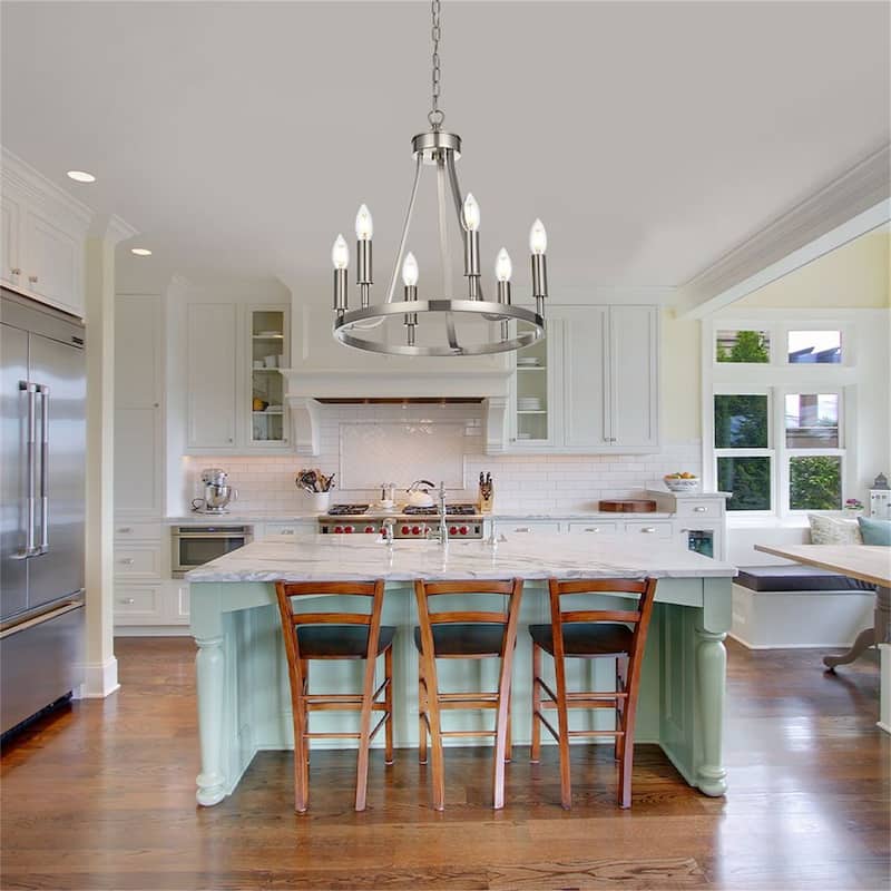 6-Light Modern Farmhouse Chandelier