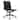 Modern Office Desk Chair | Upholstered PU Leather Ribbed Armless Mid Back with Metal Frame | Adjustable Height, Tilt Lock